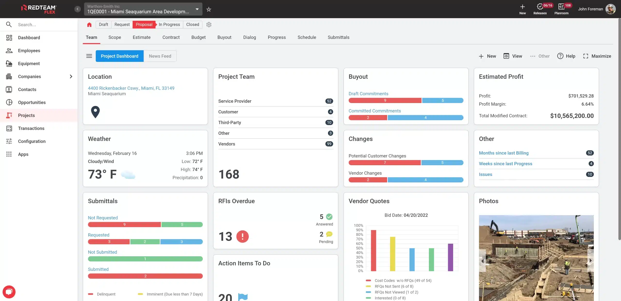 redteam construction accounting system