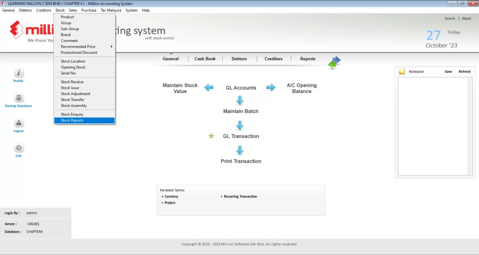 Million inventory management software Malaysia