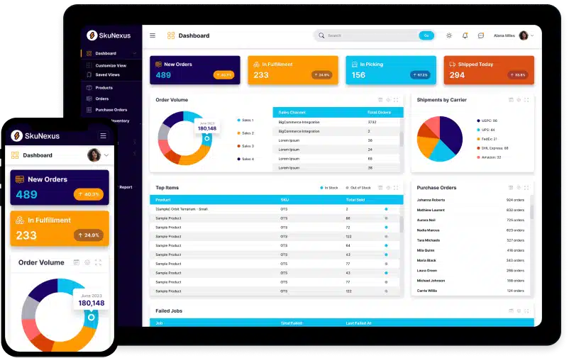 SKU Nexus barcode inventory software