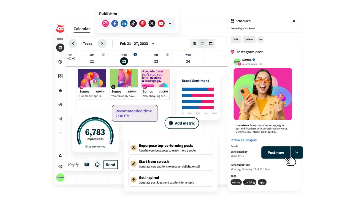 Office Management System HootSuite