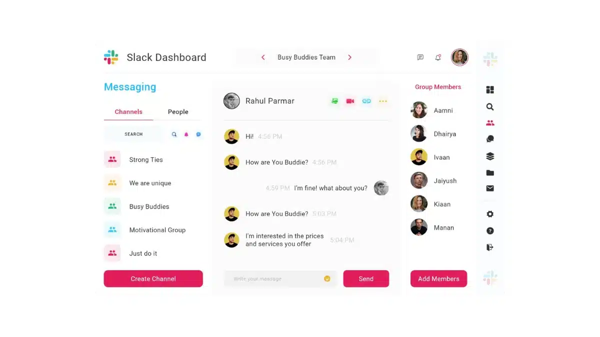 Office Management System Slack