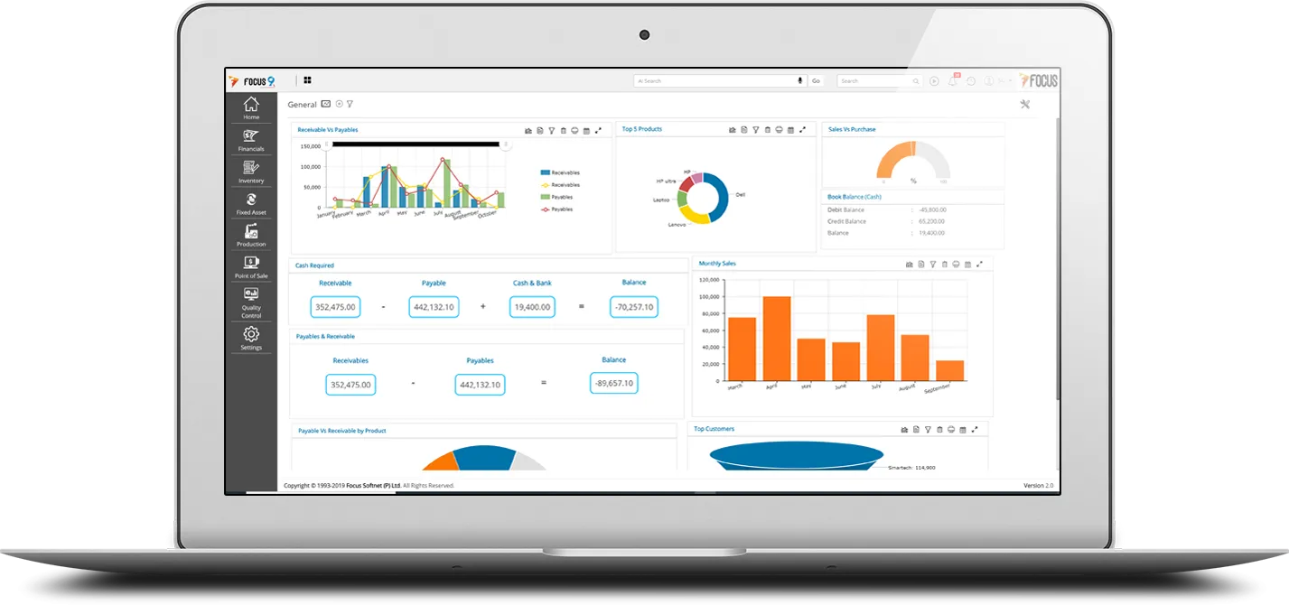 focus softnet erp mrp software