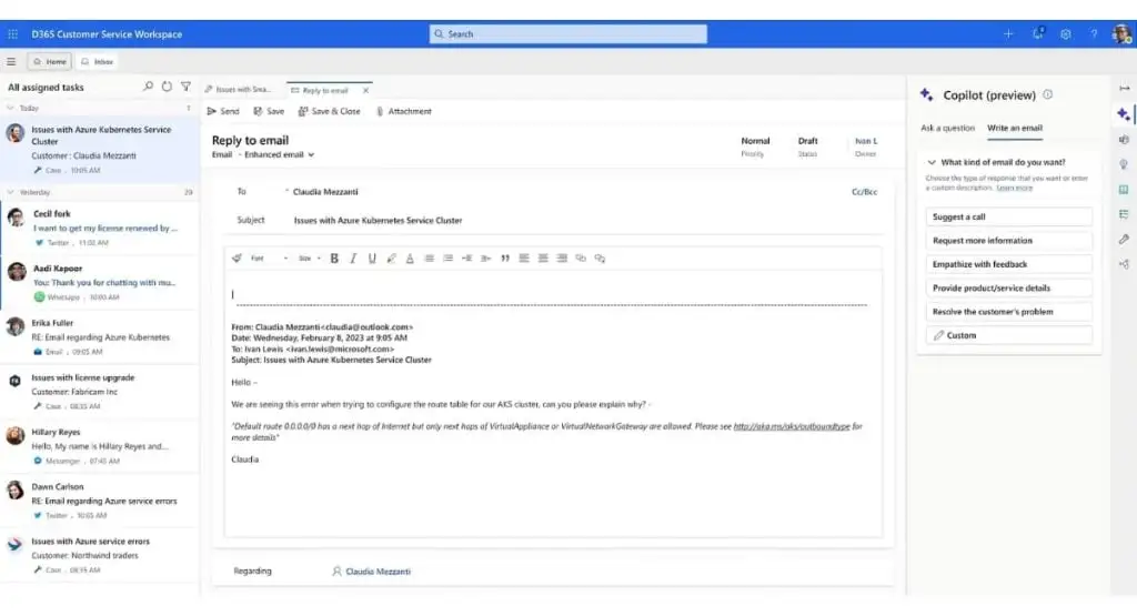 CRM system