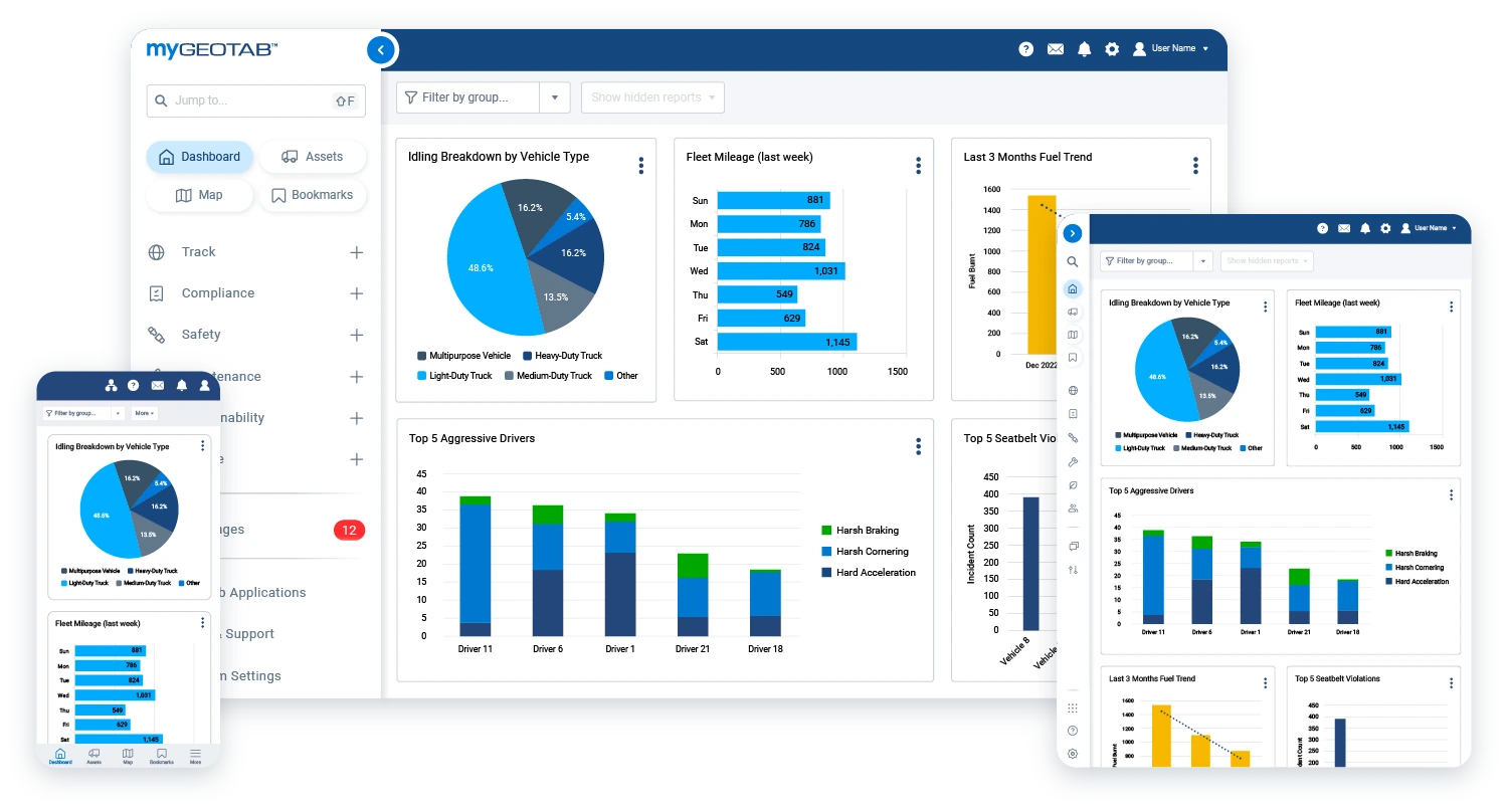 geotab agriculture fleet management software