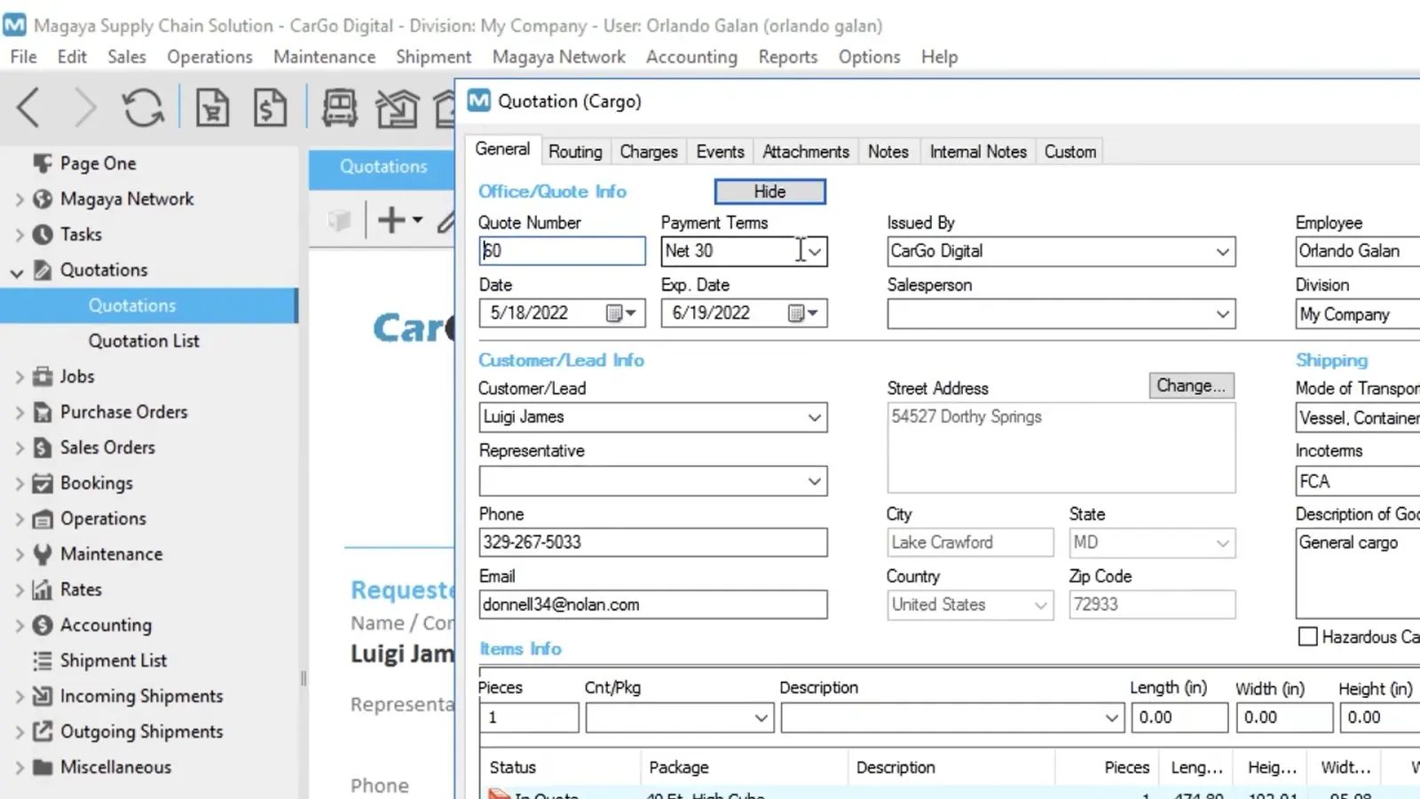 magaya distribution erp software