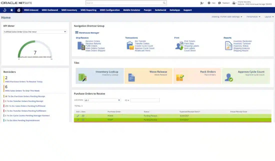 oracle-netsuite distribution erp software