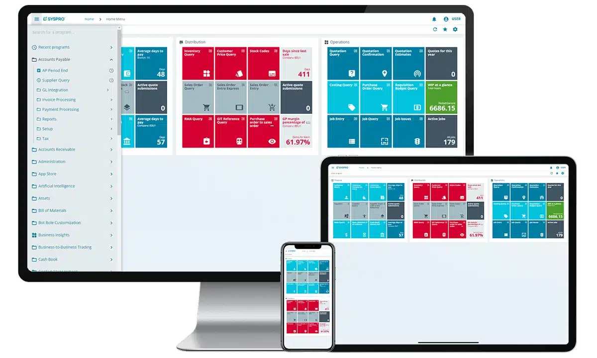 syspro distribution erp software