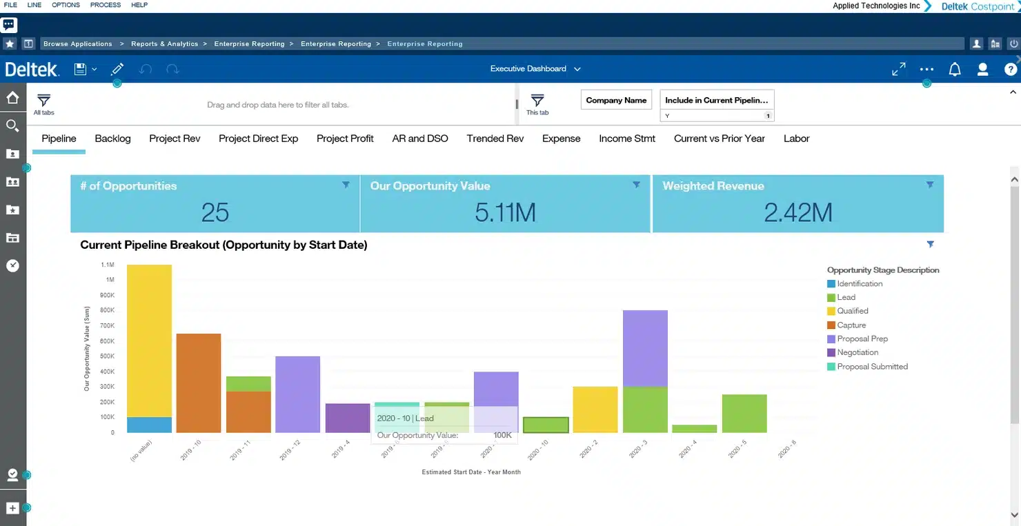 deltek ERP Software for Engineering