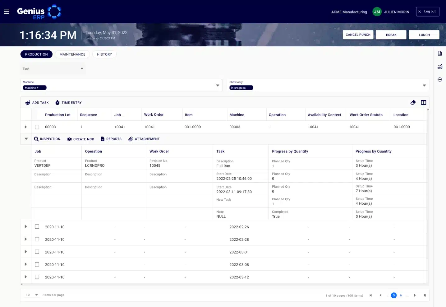 genius ERP Software for Engineering