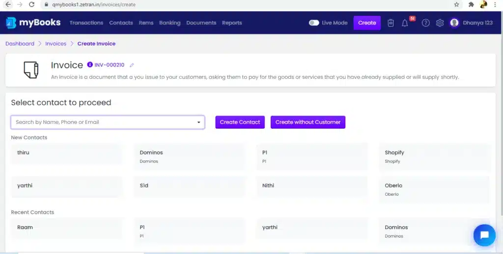 mybooks-invoicing-software
