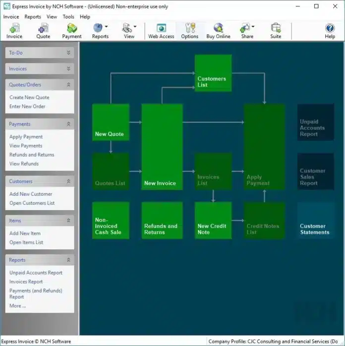 nch invoicing software