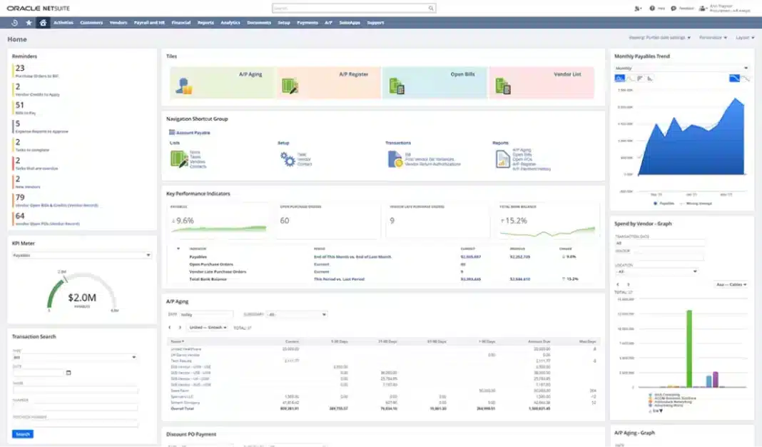 oracle invoicing software