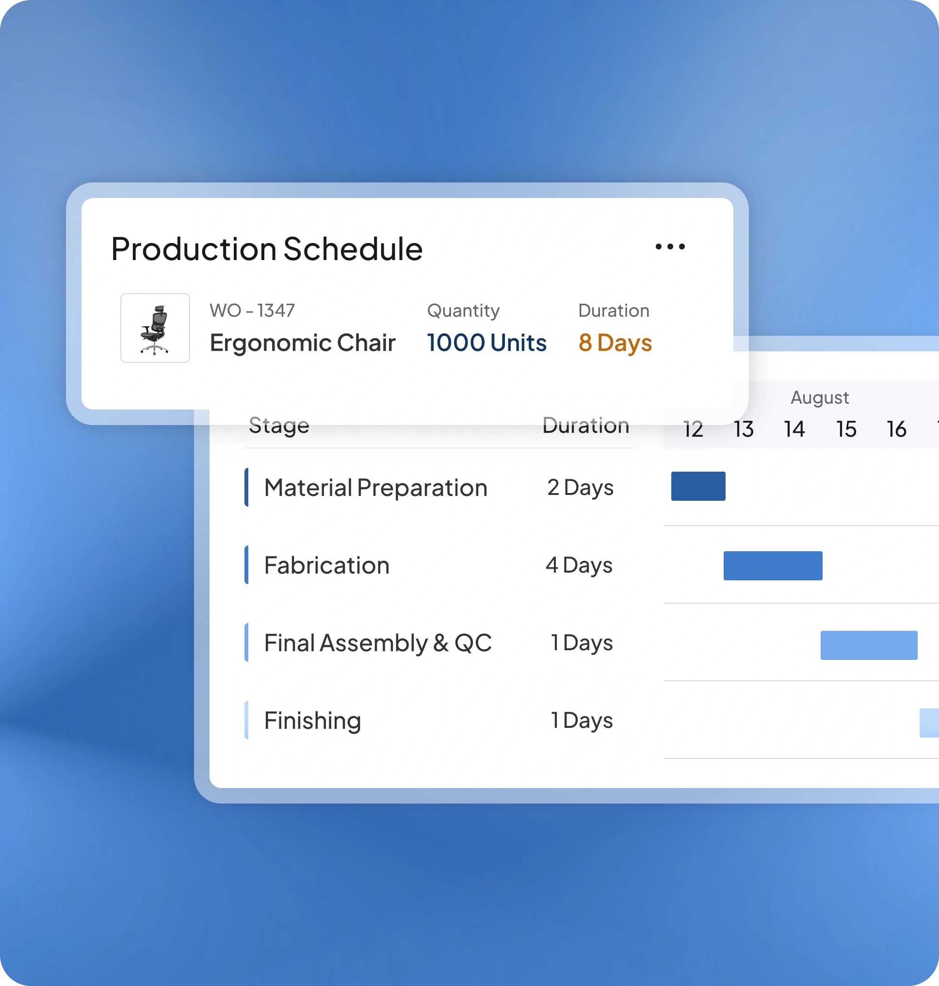 Production Planning & Scheduling feature preview