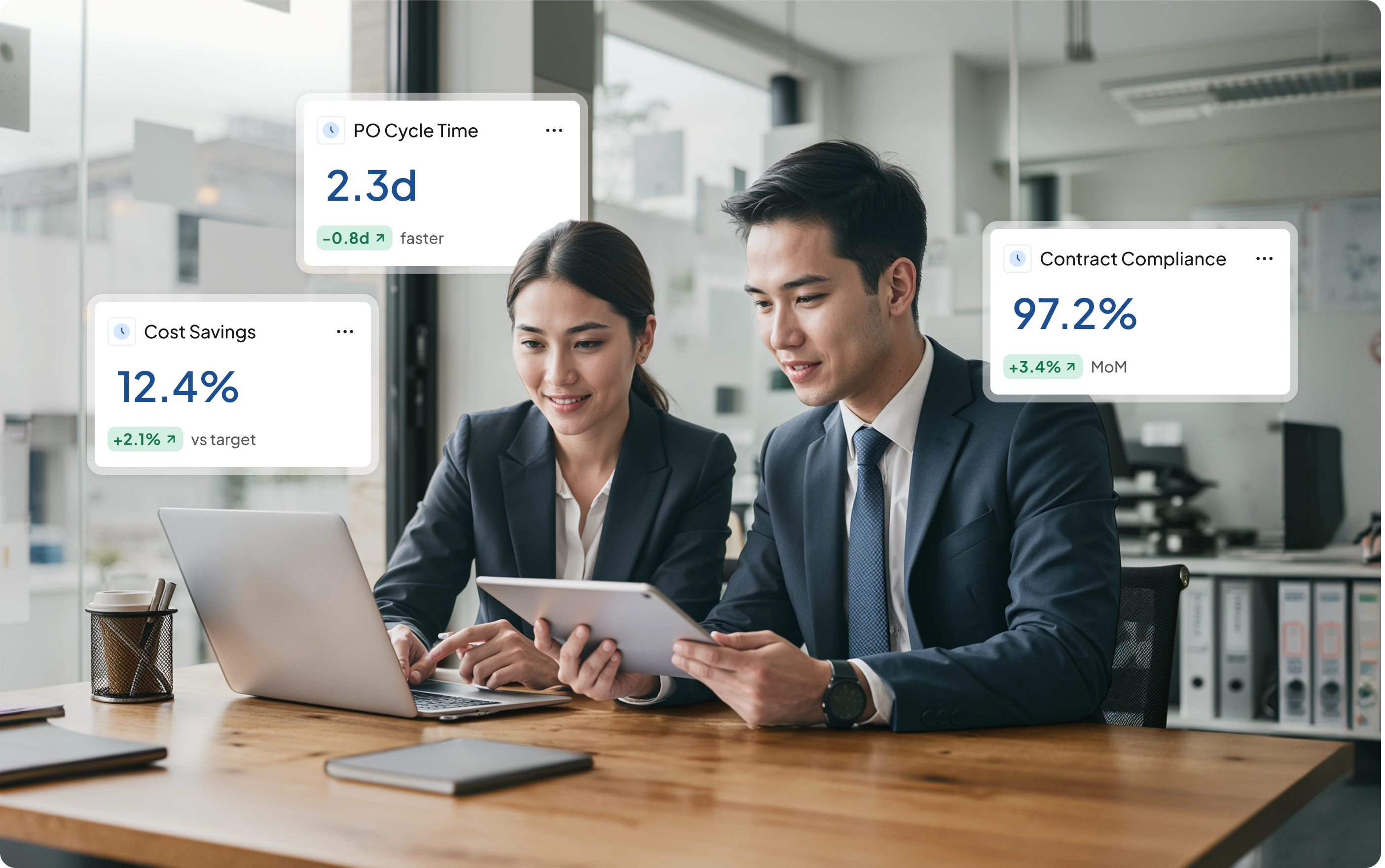 procurement software feature image for Purchasing KPI Tracking