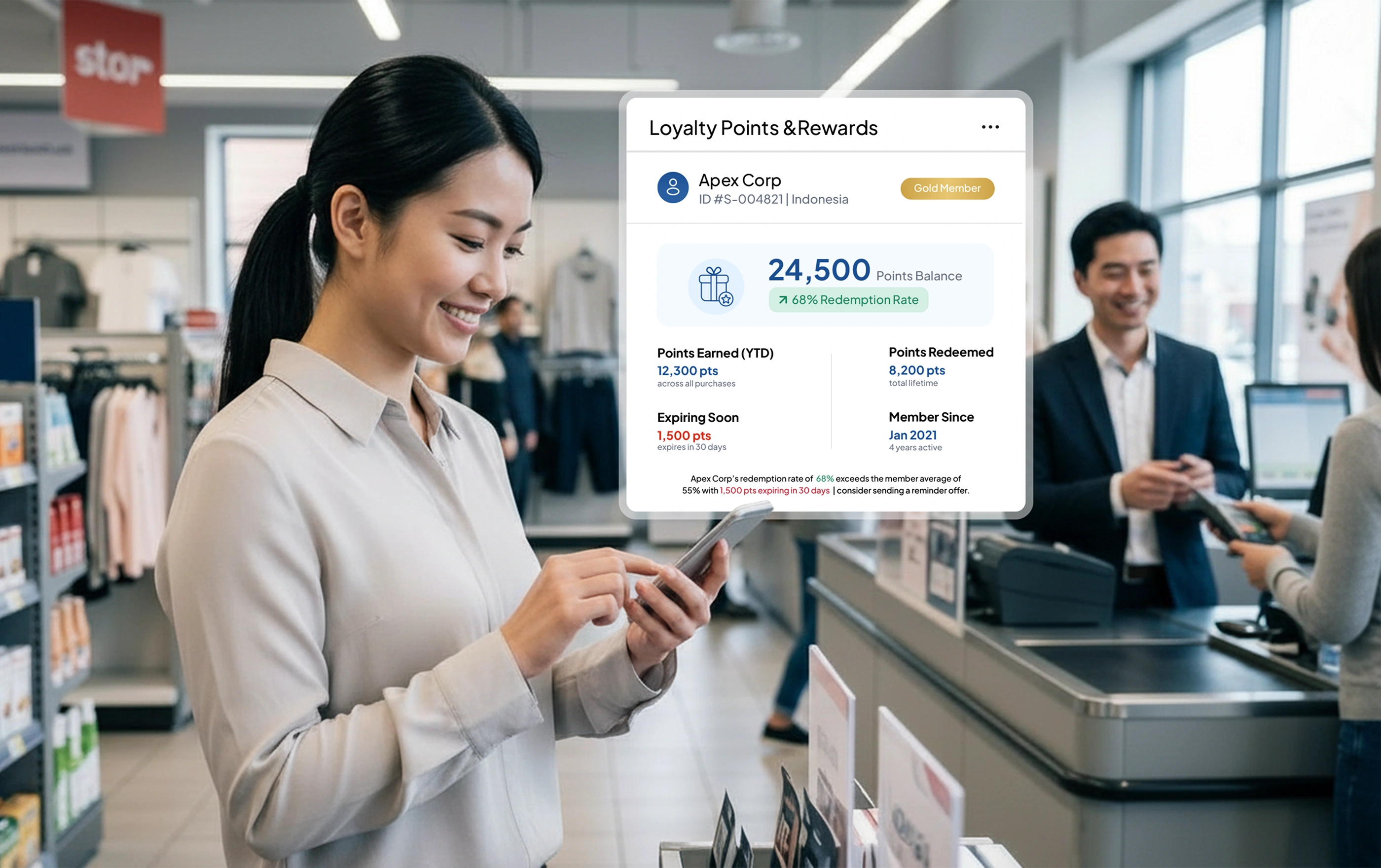 Tampilan modul Program Poin & Reward Otomatis pada sistem sales HashMicro