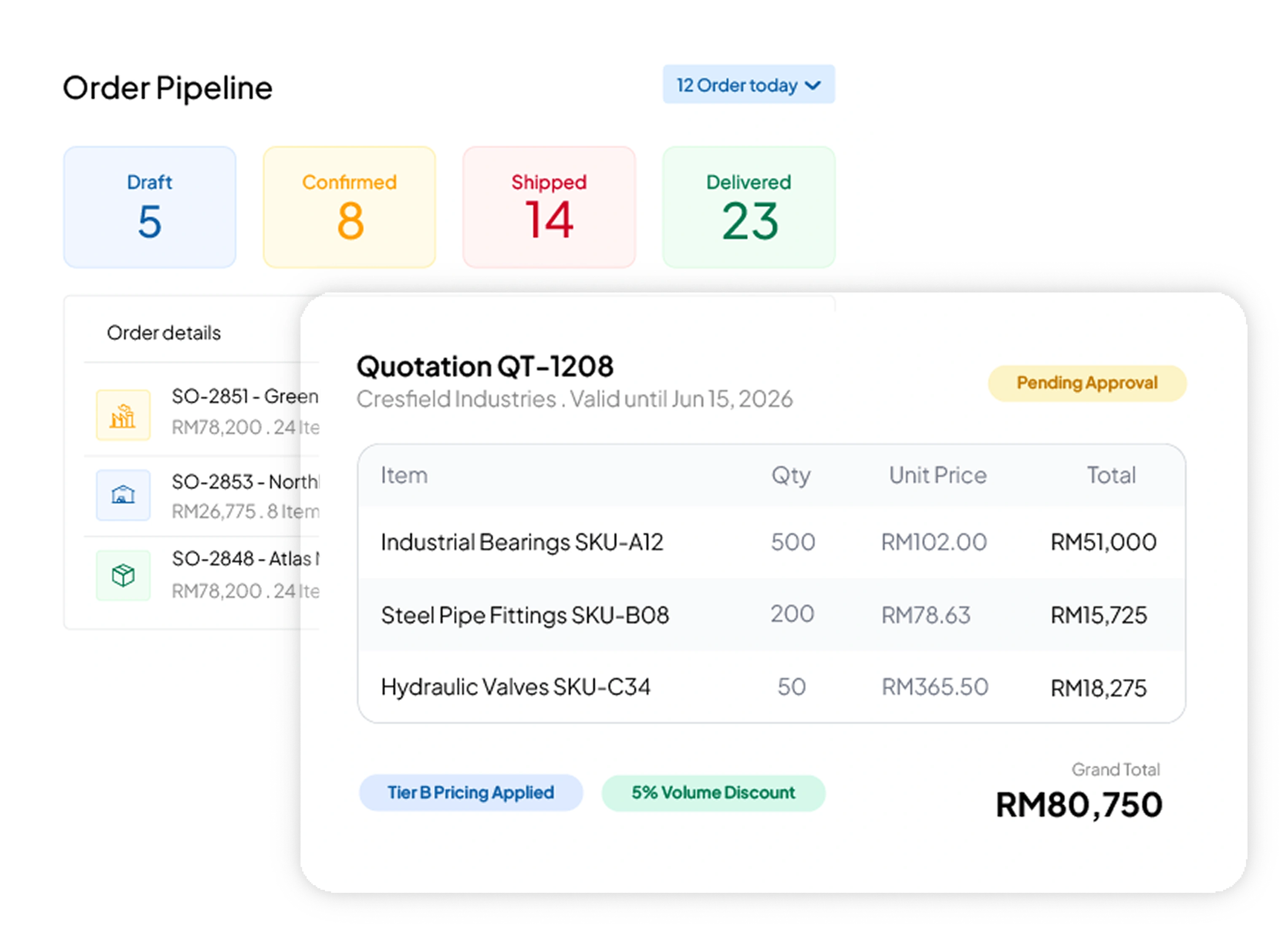 sales software interface HashMicro