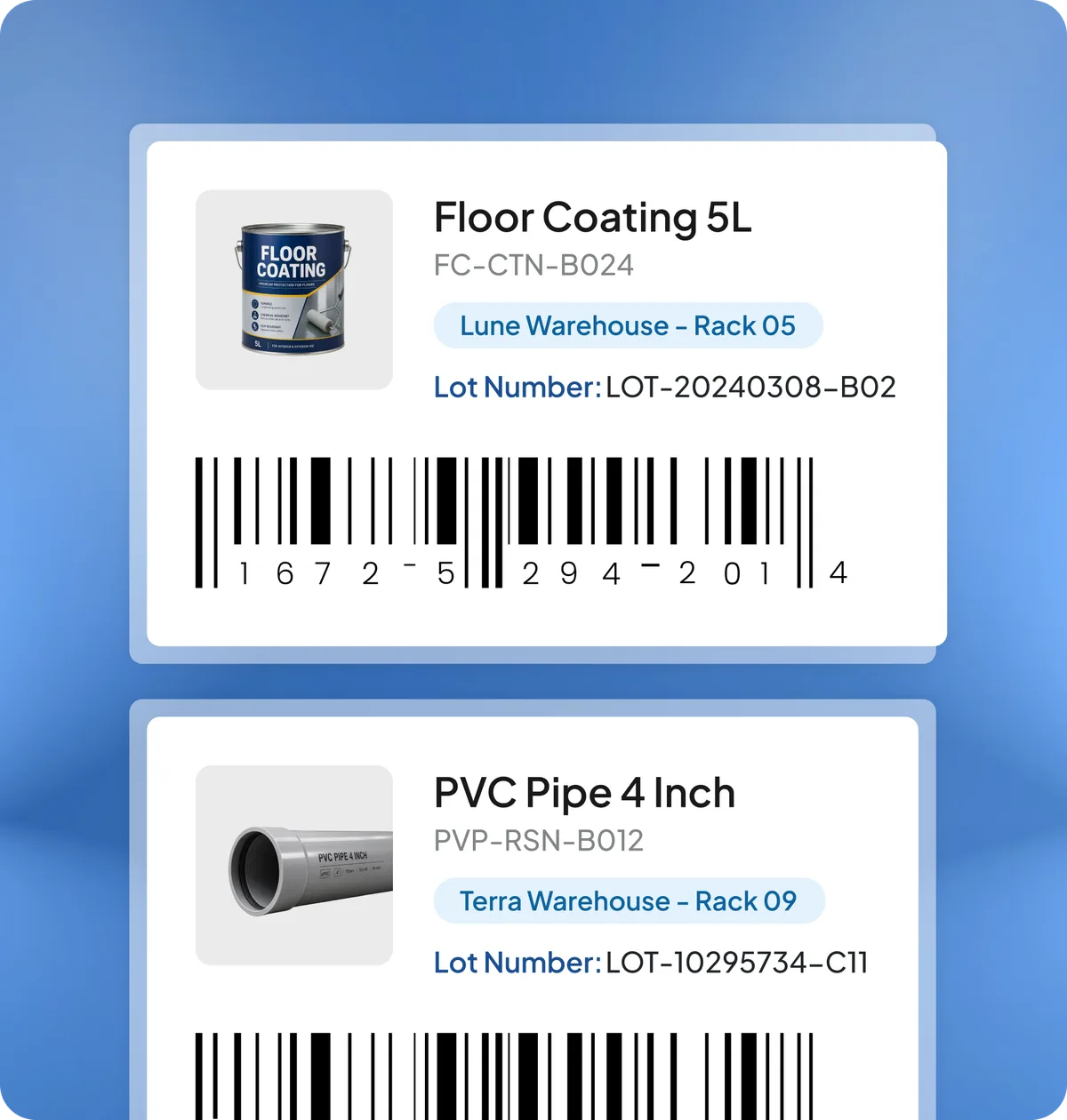 Master Data module preview