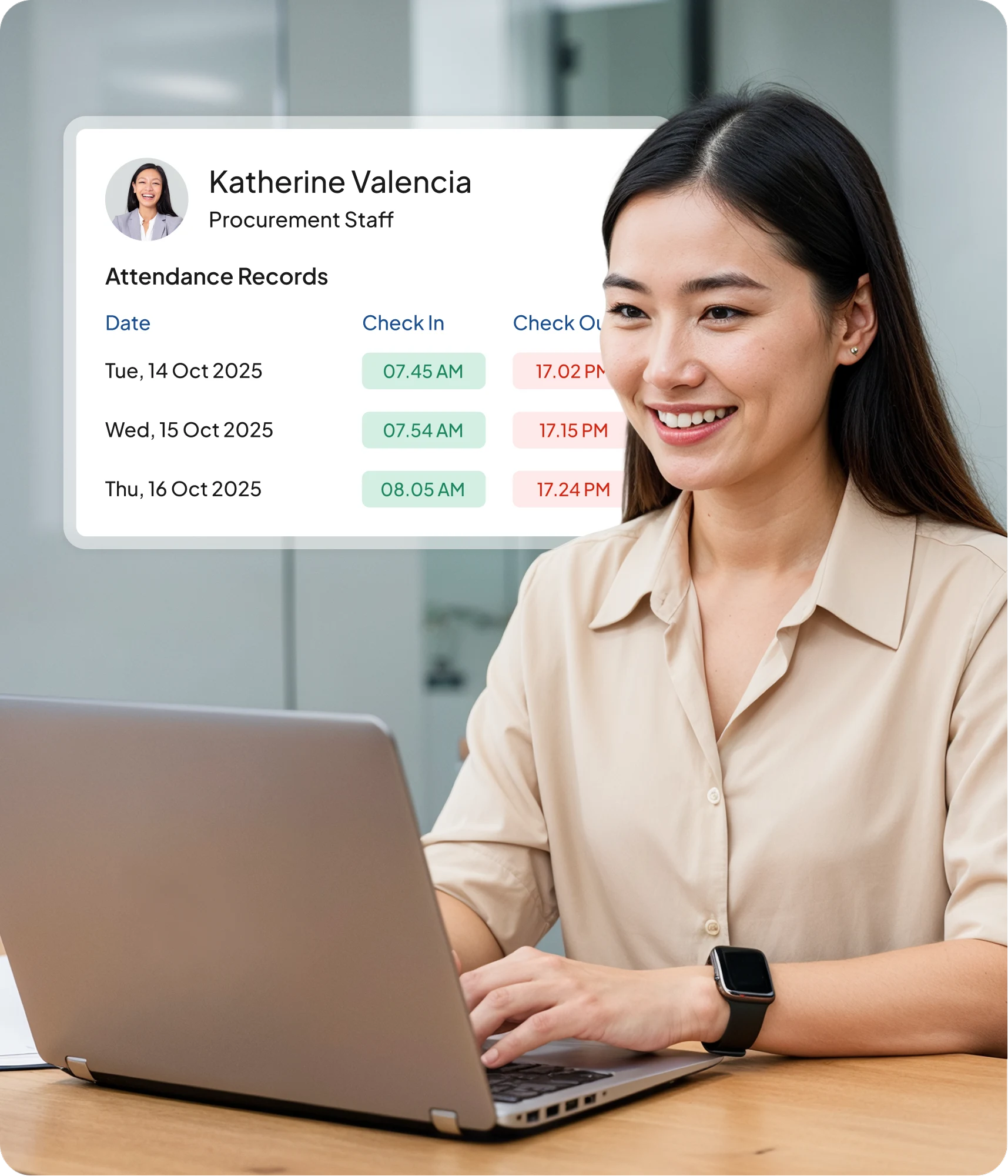 Pencatatan Absensi module preview