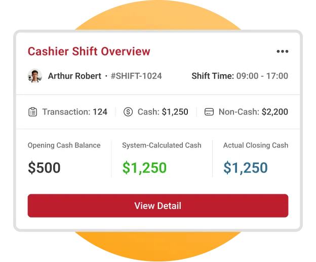Cashier & Shift Control