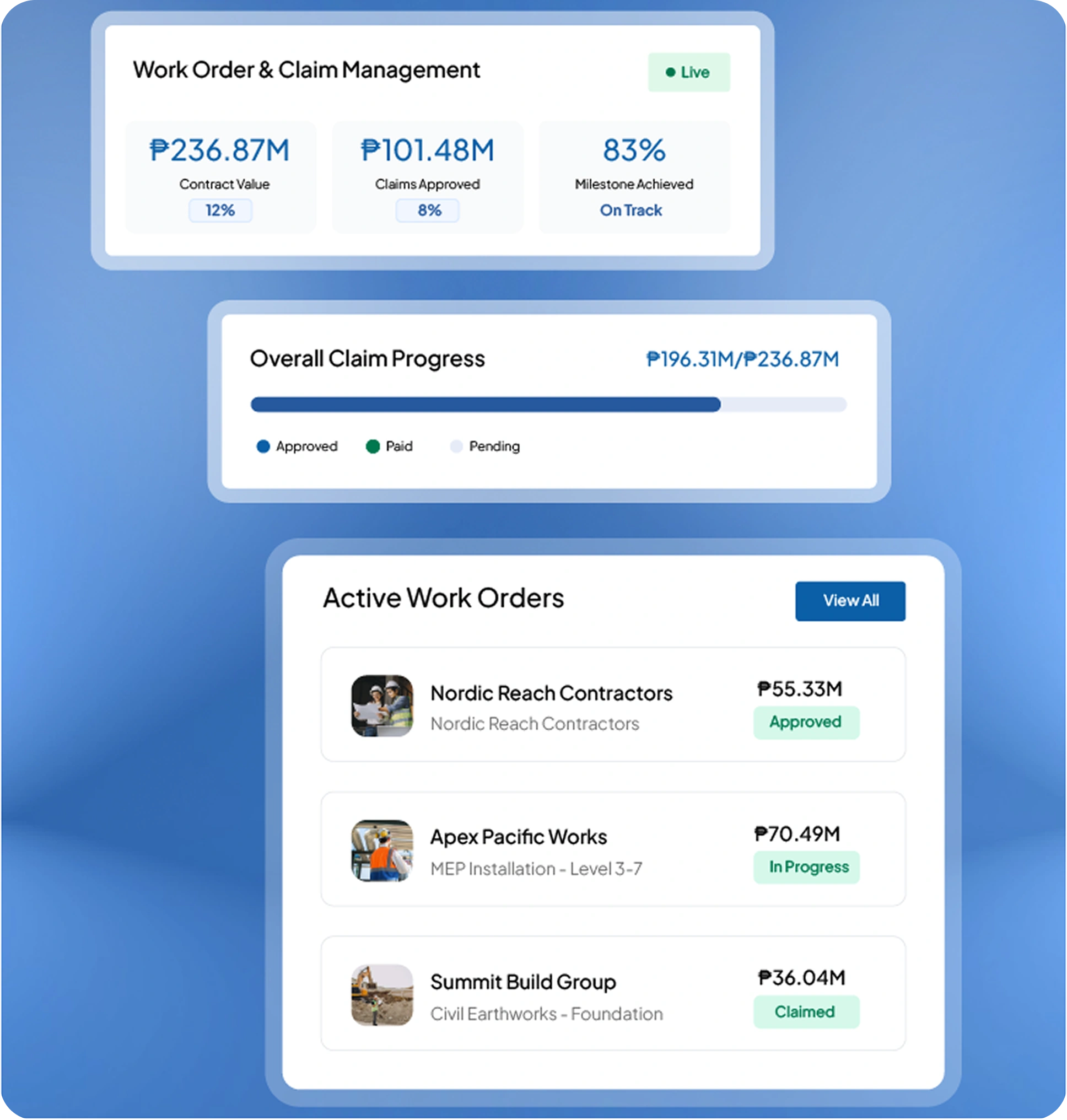 construction software feature page HashMicro for Site Operations & Workforce