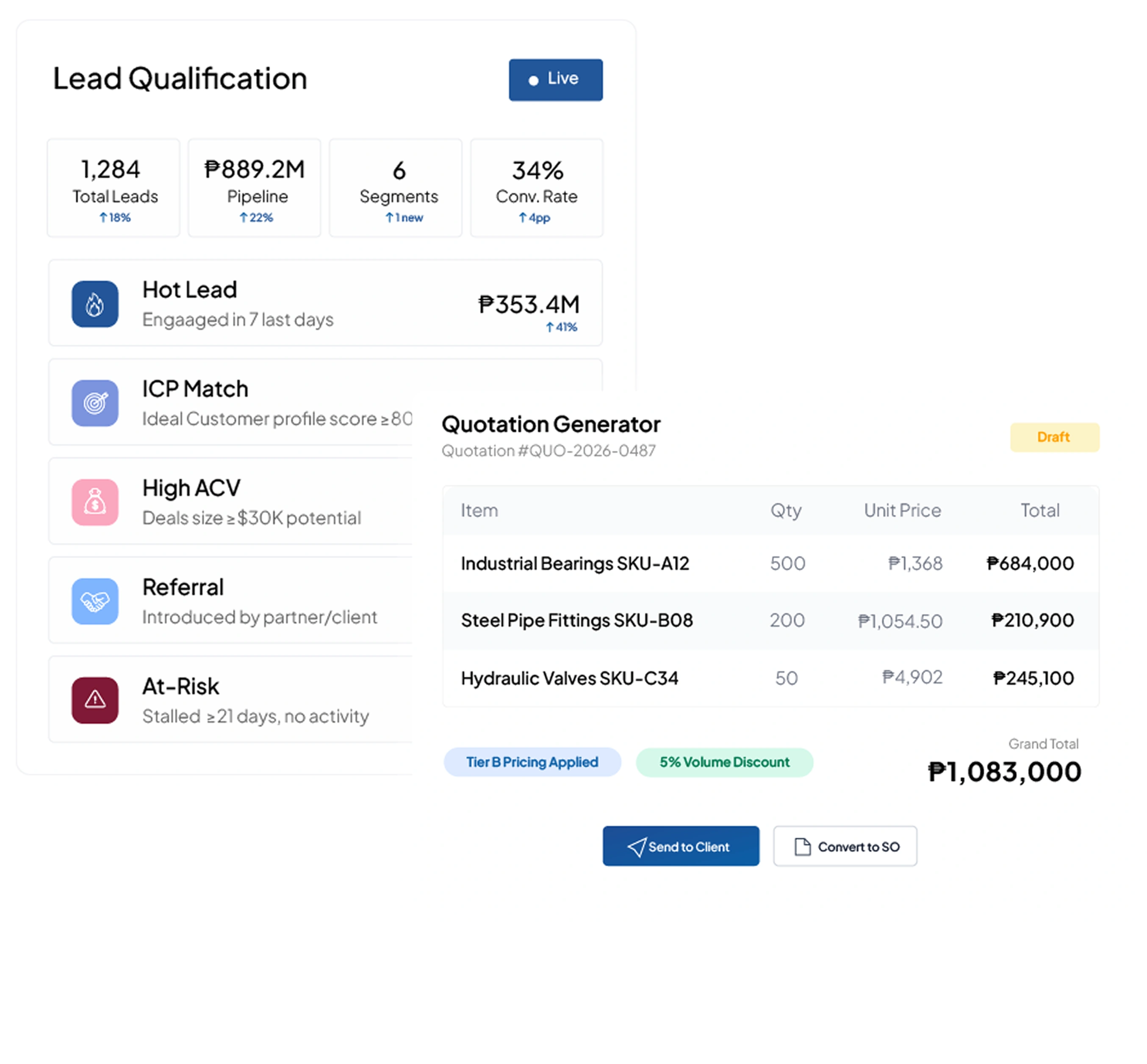 crm software interface HashMicro