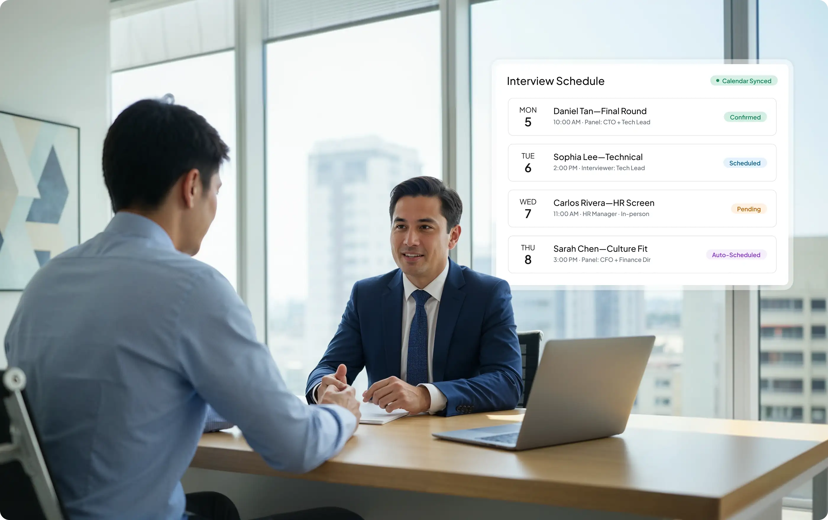 hr enrich management module HashMicro for Interview Scheduling Management Interview Scheduling Management