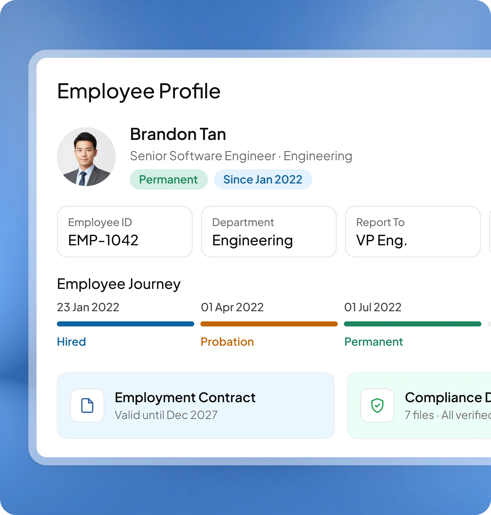 Employee Data & Records feature preview
