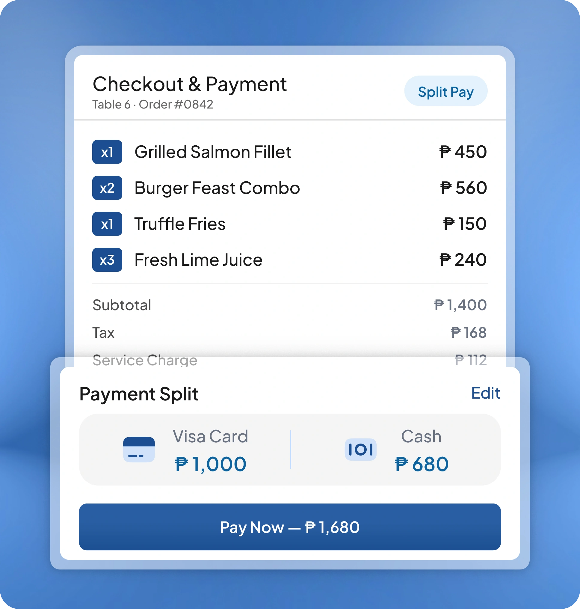 pos f&b software feature page HashMicro for Payments & Checkout