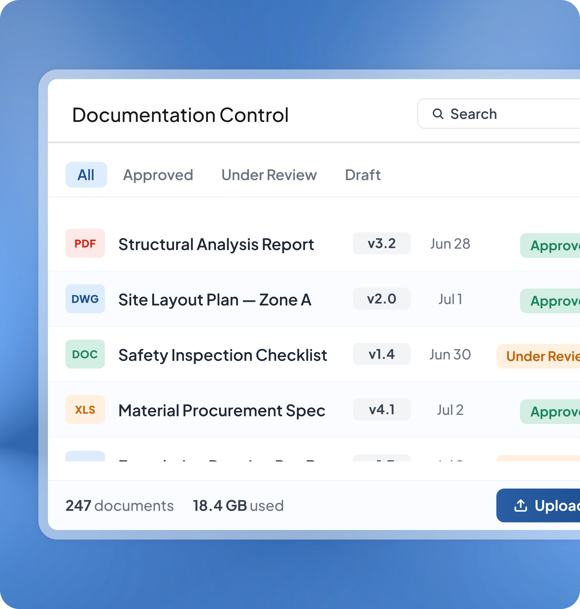 Documentation Control