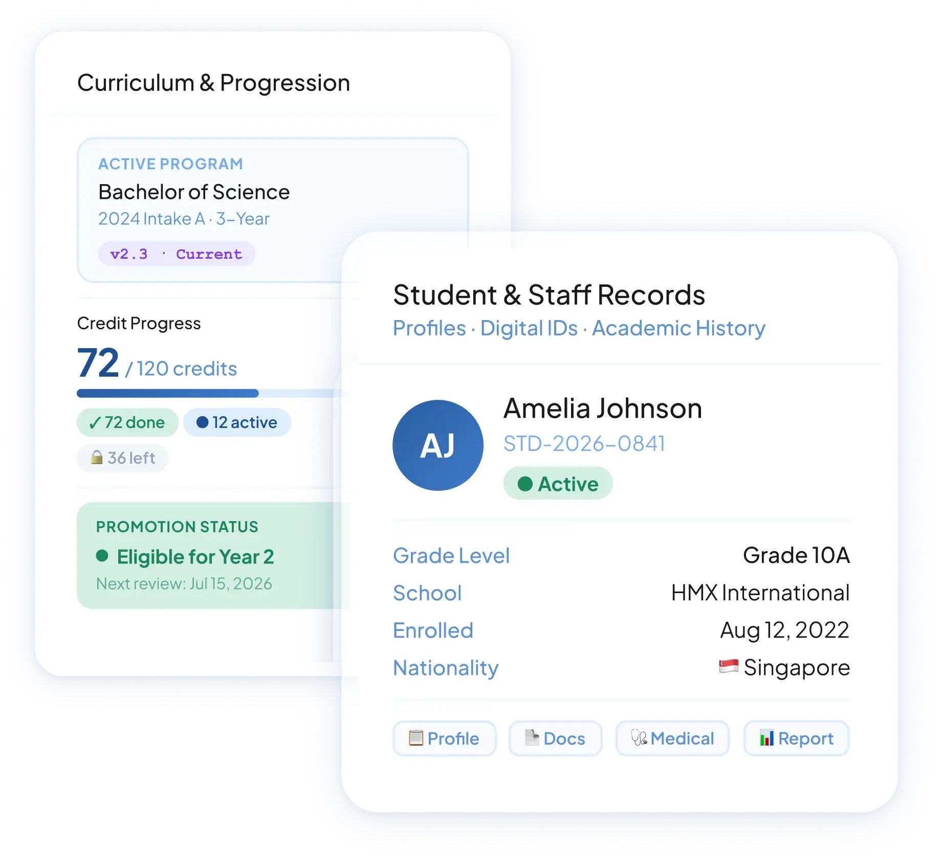 Preview dashboard operasional sekolah