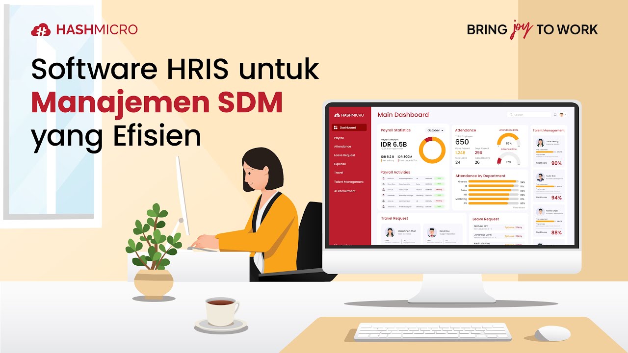 Thumbnail Lihat Bagaimana HashMicro HRIS Menyatukan Absensi, Payroll, dan Rekrutmen