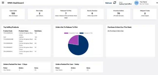 cin7 warehouse software