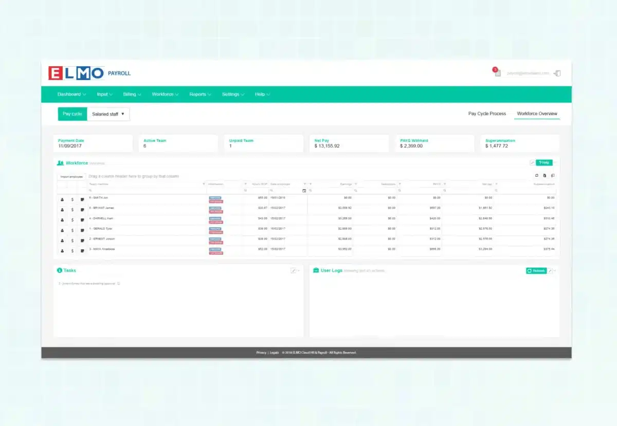 elmo best payroll software