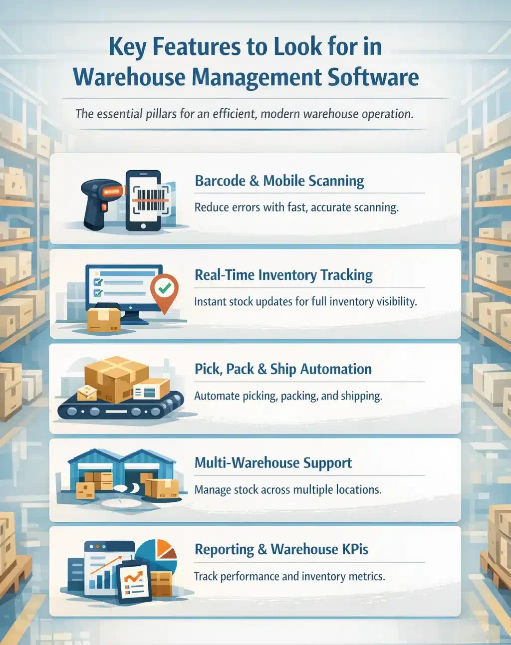 key features to look for in warehouse management software