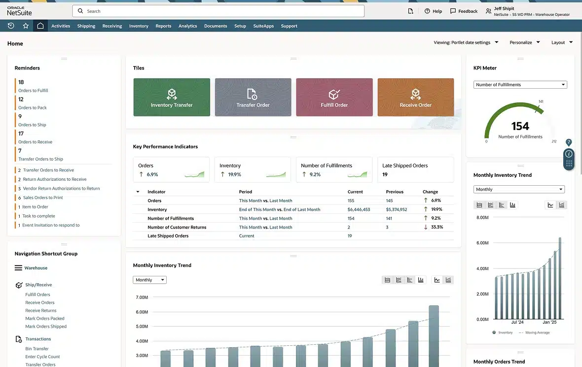 oracle netsuite procurement software