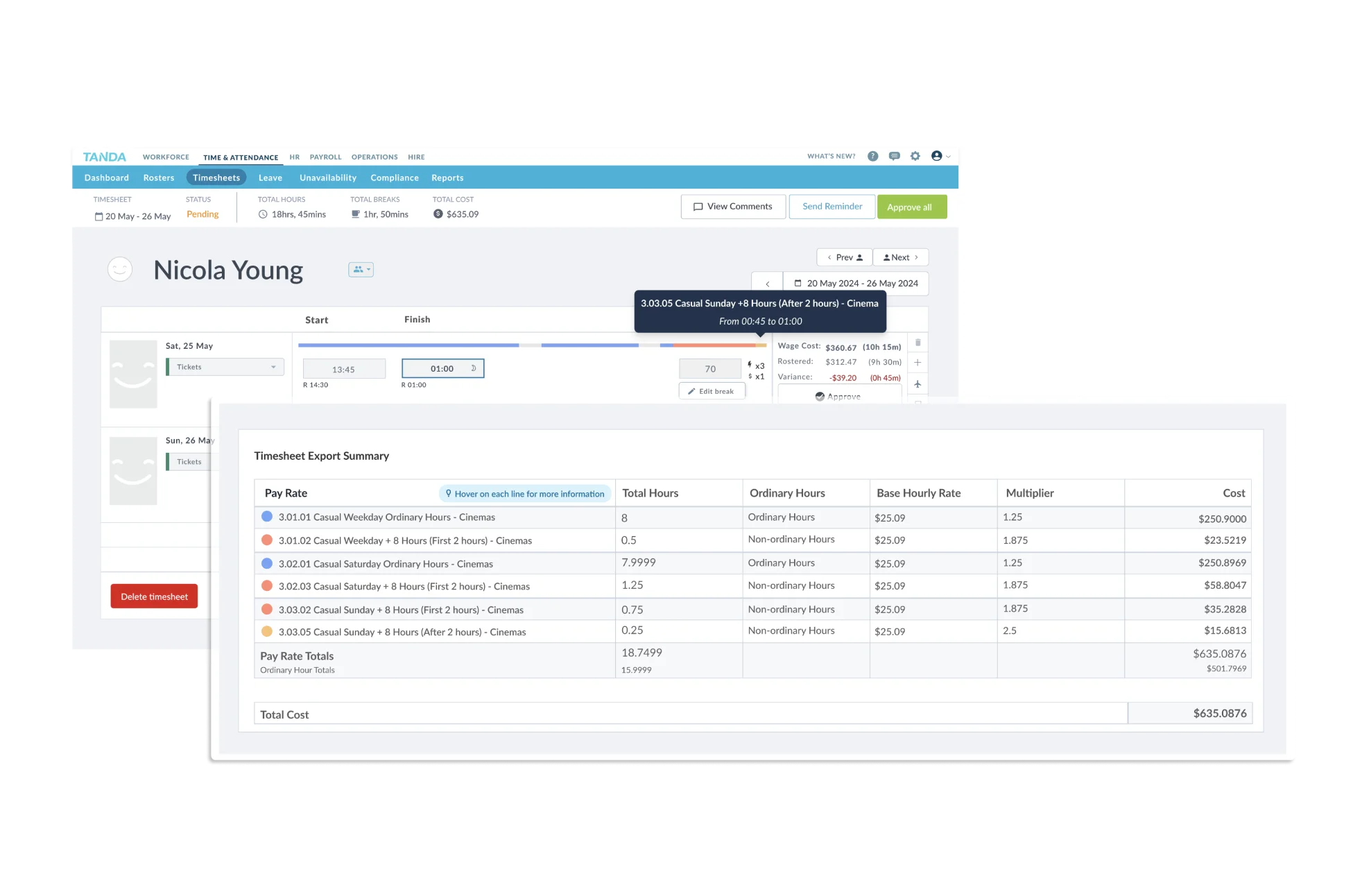 tanda best hr software
