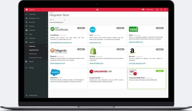 unleashed inventory software
