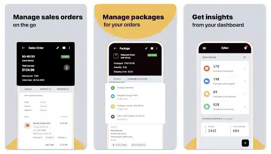 zoho inventory software