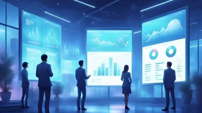 Enterprise Performance Management system dashboard showing financial planning, forecasting, and performance analytics