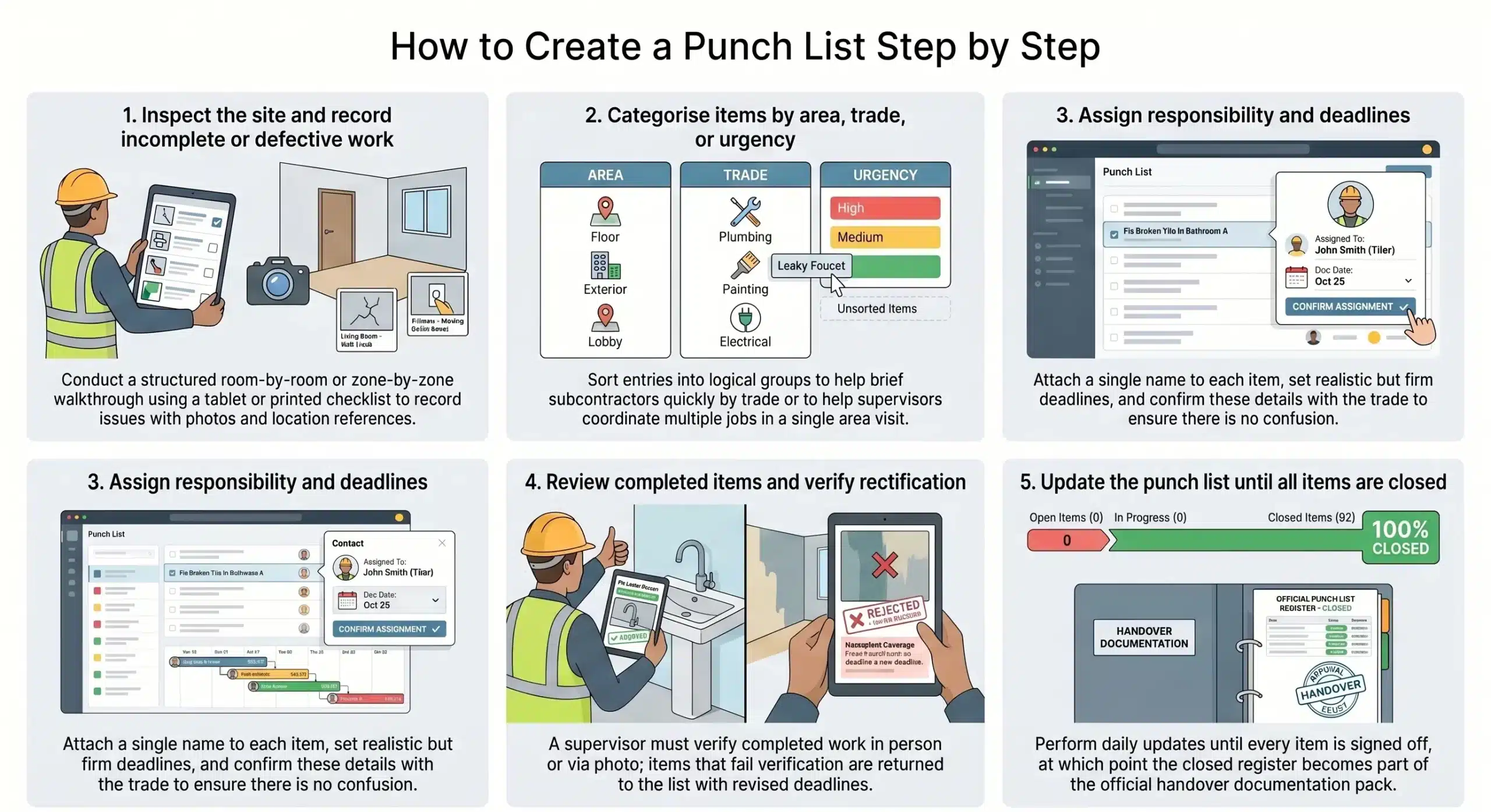 How to make Punch List
