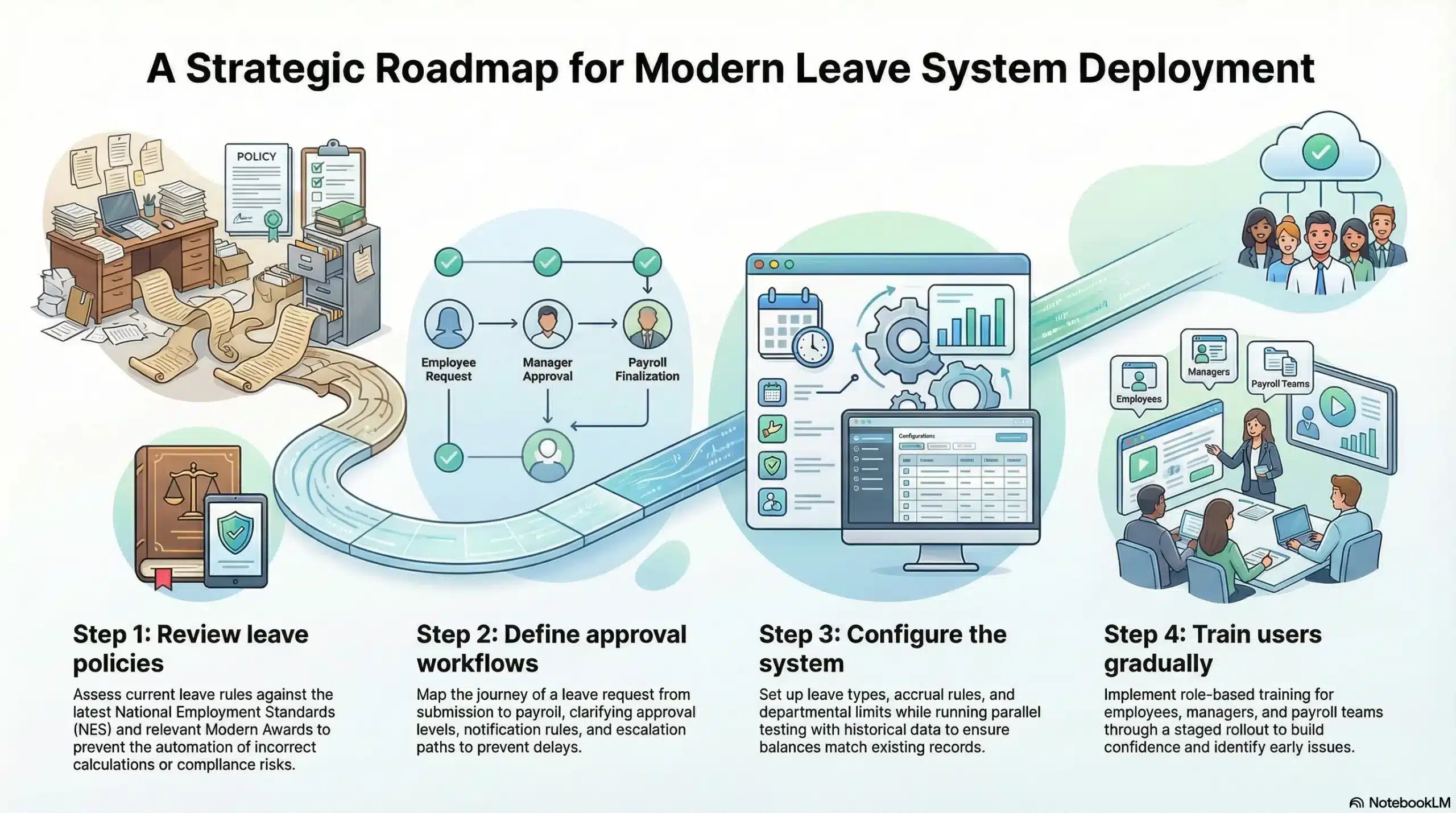 Rolling out a new leave system