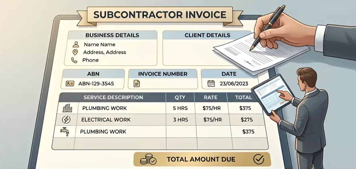 What to Include in a Subcontractor Invoice