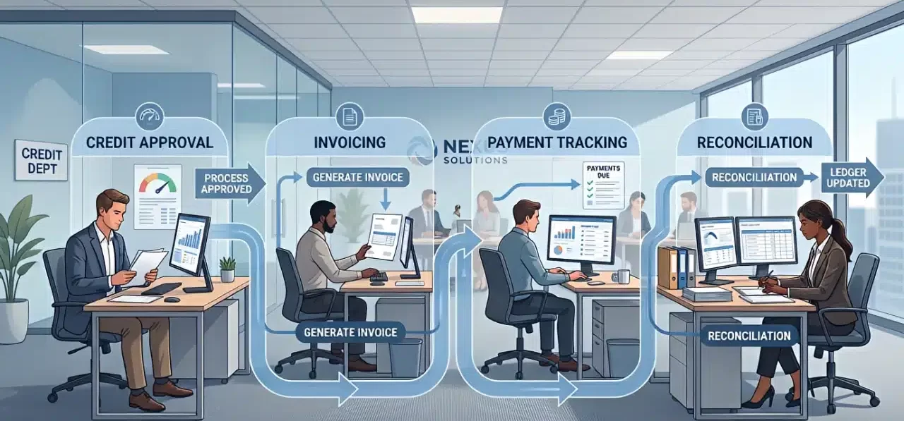 How the Account Receivable Process Flows in Practice
