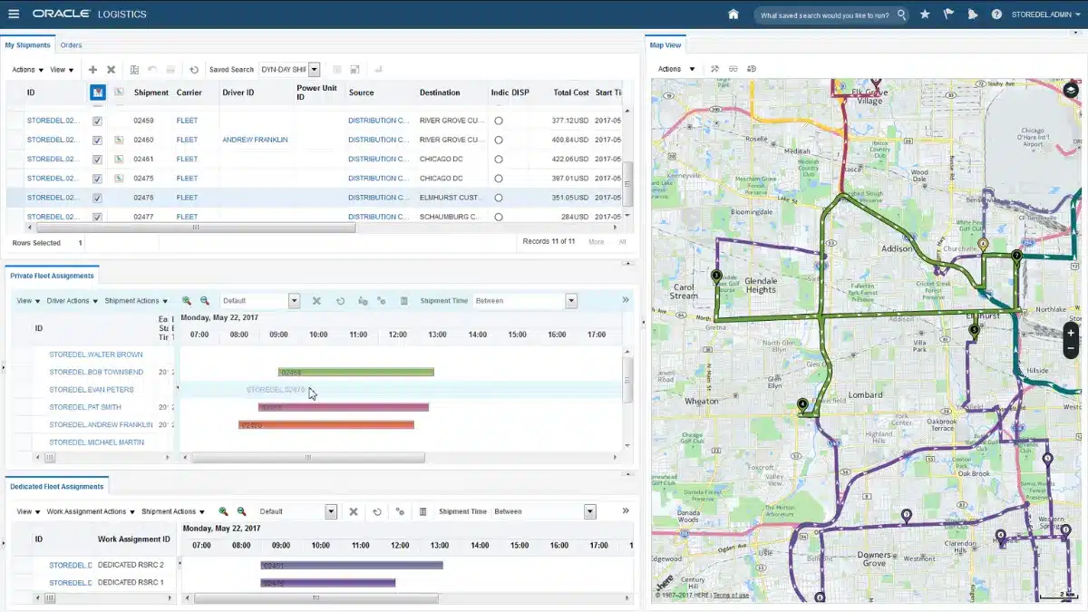 Oracle Transportation Management Software