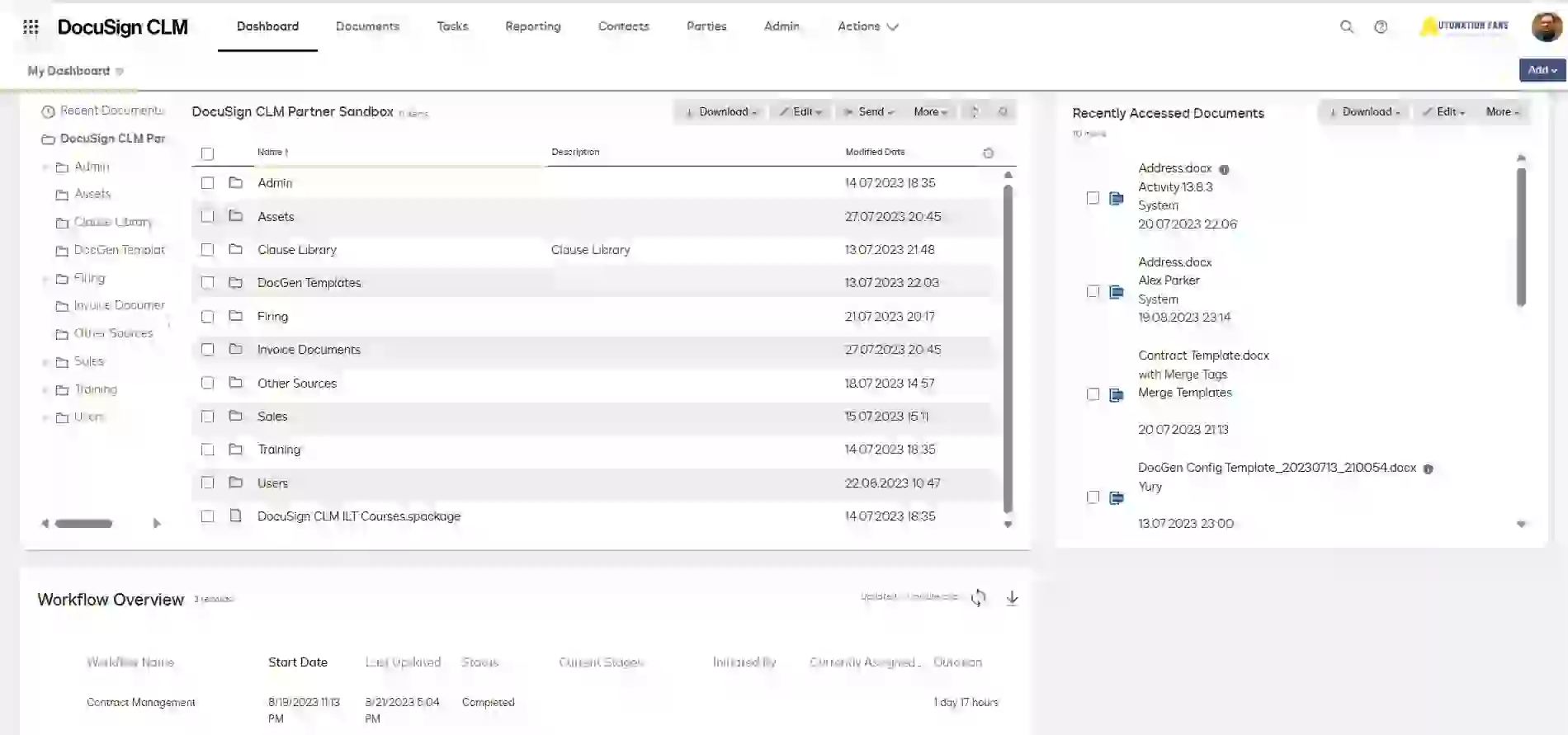 docusign-clm-module