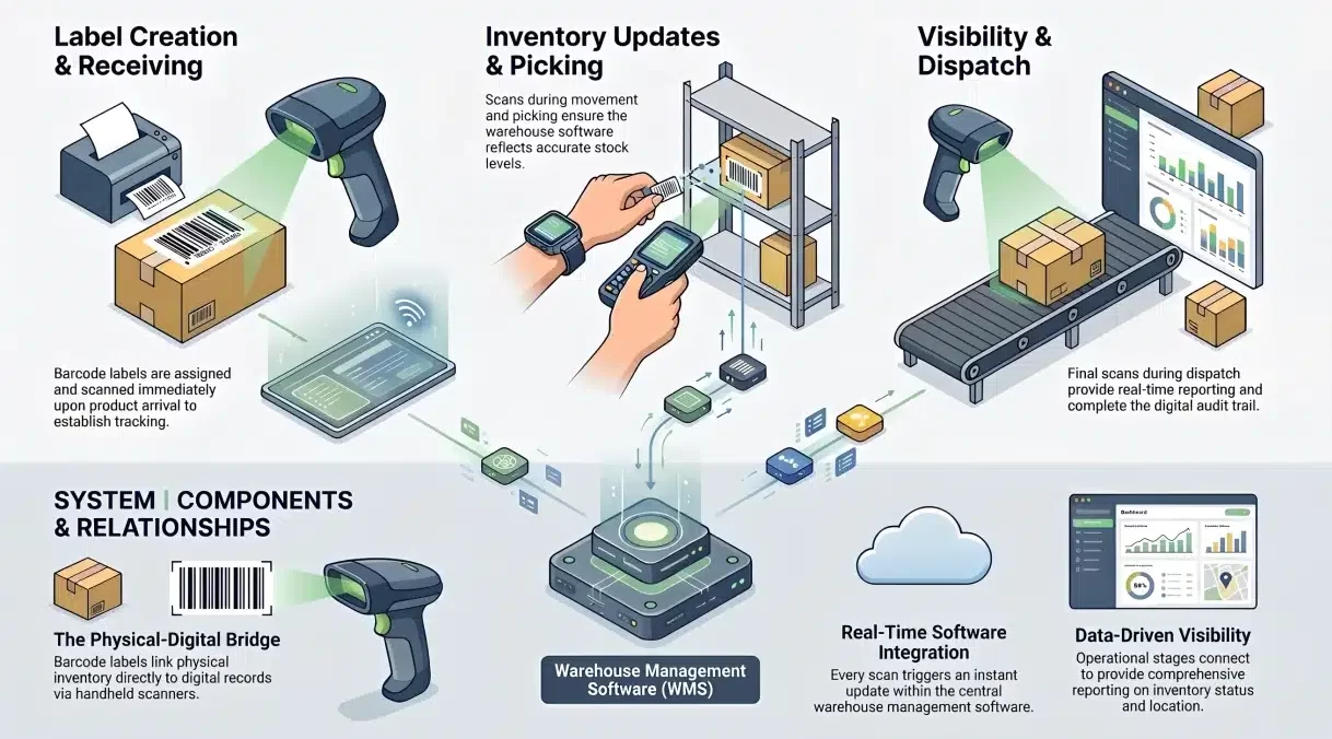 How a Warehouse Barcode System Works