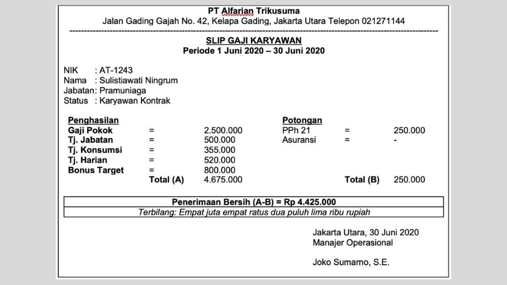 payslip