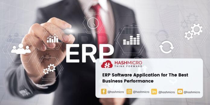 ERP software application