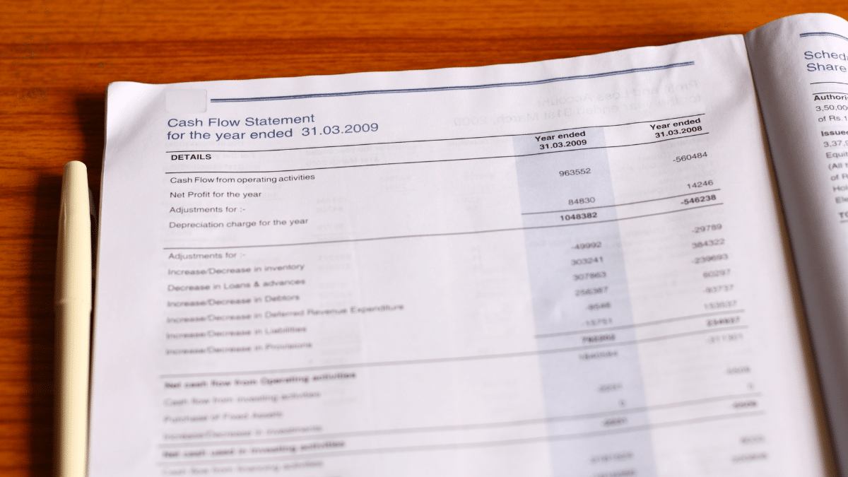 cash flow statement hashmicro