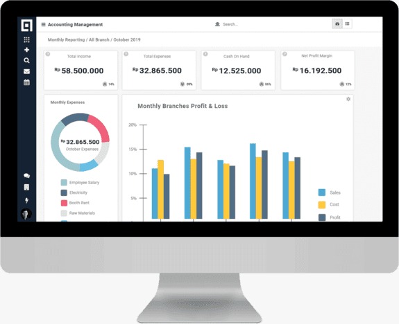 HashMicro Finance Software Screenshot